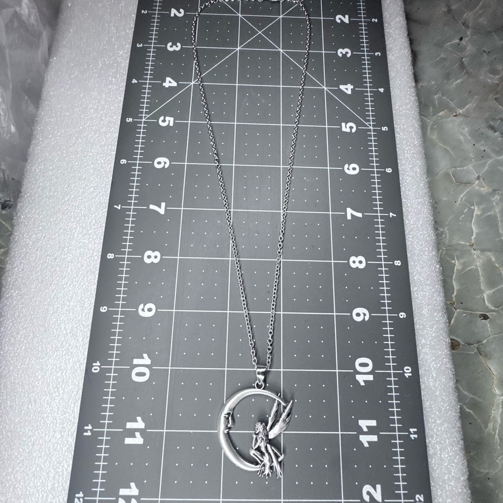 Charming Silver Fairy Necklace